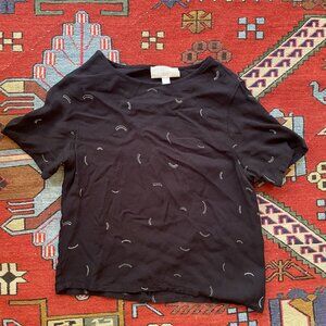 North of West cropped tee size small